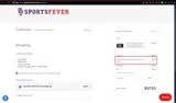 Sports Fever coupon verification screenshot