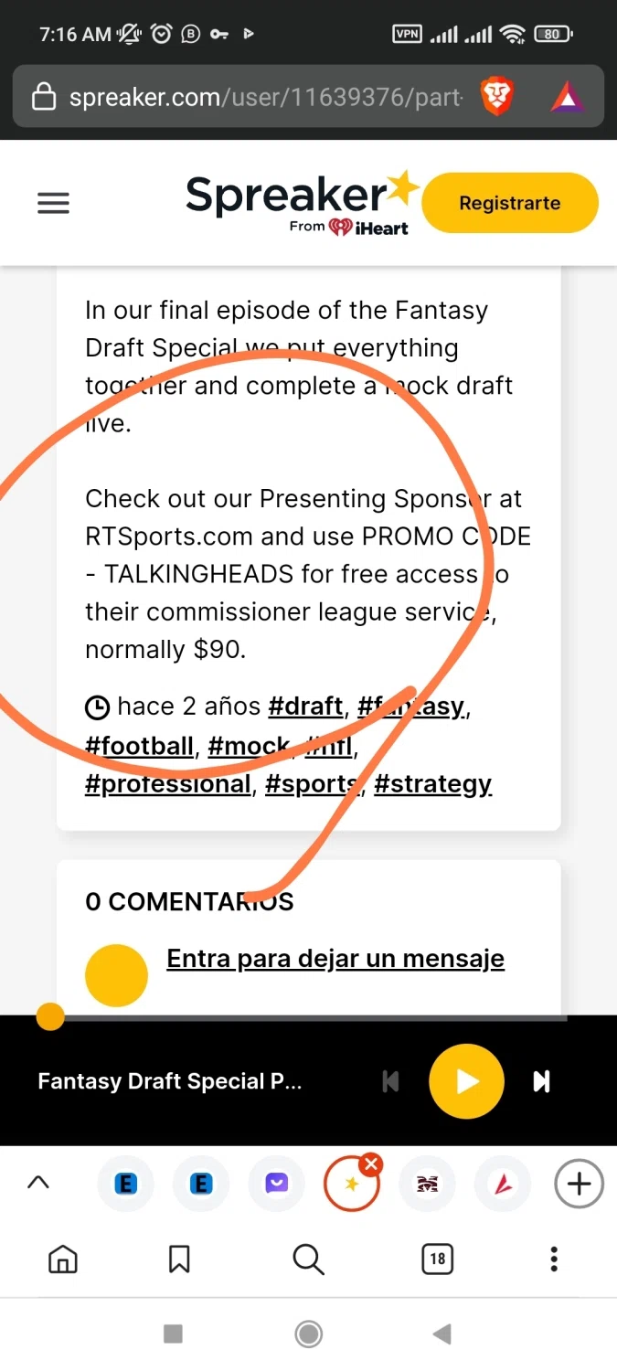 Spreaker checkout page showing Spreaker promo code box | Screenshot taken by SimplyCodes community member on Sep 1, 2023