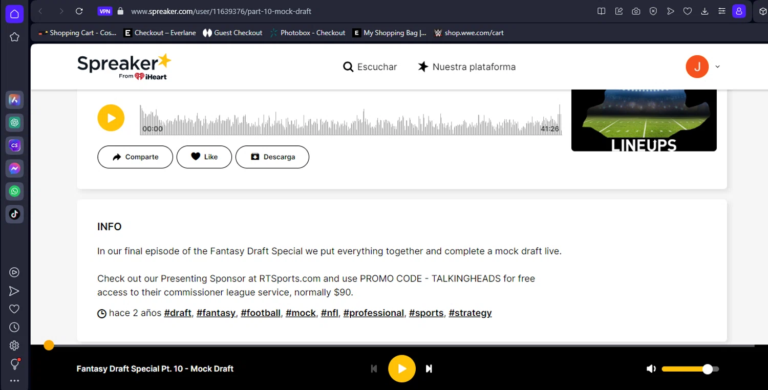 Spreaker checkout page showing Spreaker promo code box | Screenshot taken by SimplyCodes community member on Sep 30, 2023