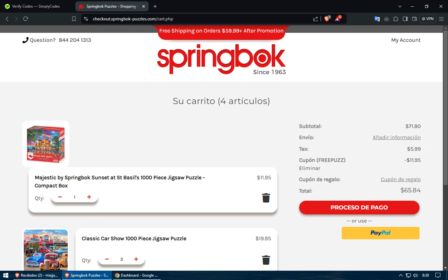 Springbok Puzzles Coupon Codes 5 Off January 2025