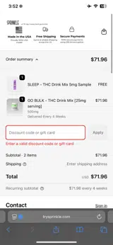 USAJ2DDMCKN coupon verification screenshot