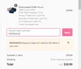 Sprinkled with Pink coupon verification screenshot