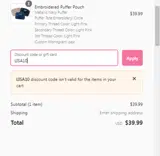 Sprinkled with Pink coupon verification screenshot