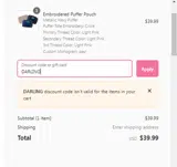 Sprinkled with Pink coupon verification screenshot
