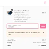 Sprinkled with Pink coupon verification screenshot
