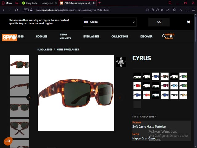 Spy Optic checkout page showing Spy Optic promo code box | Screenshot taken by SimplyCodes community member on Jan 27, 2025