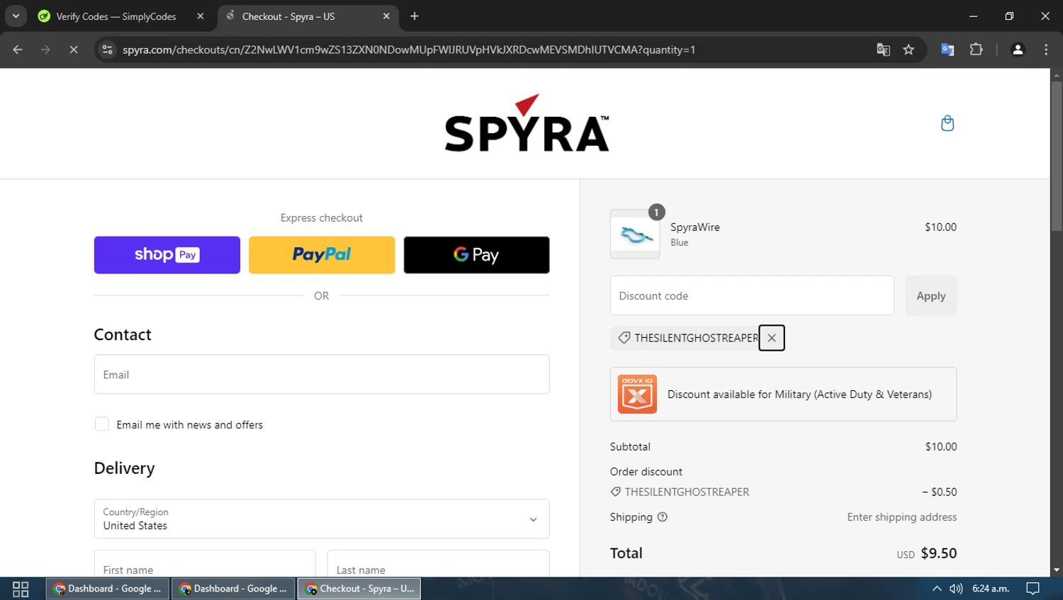 how to use SPYRA ONE coupons