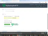 SQLBackupAndFTP coupon verification screenshot