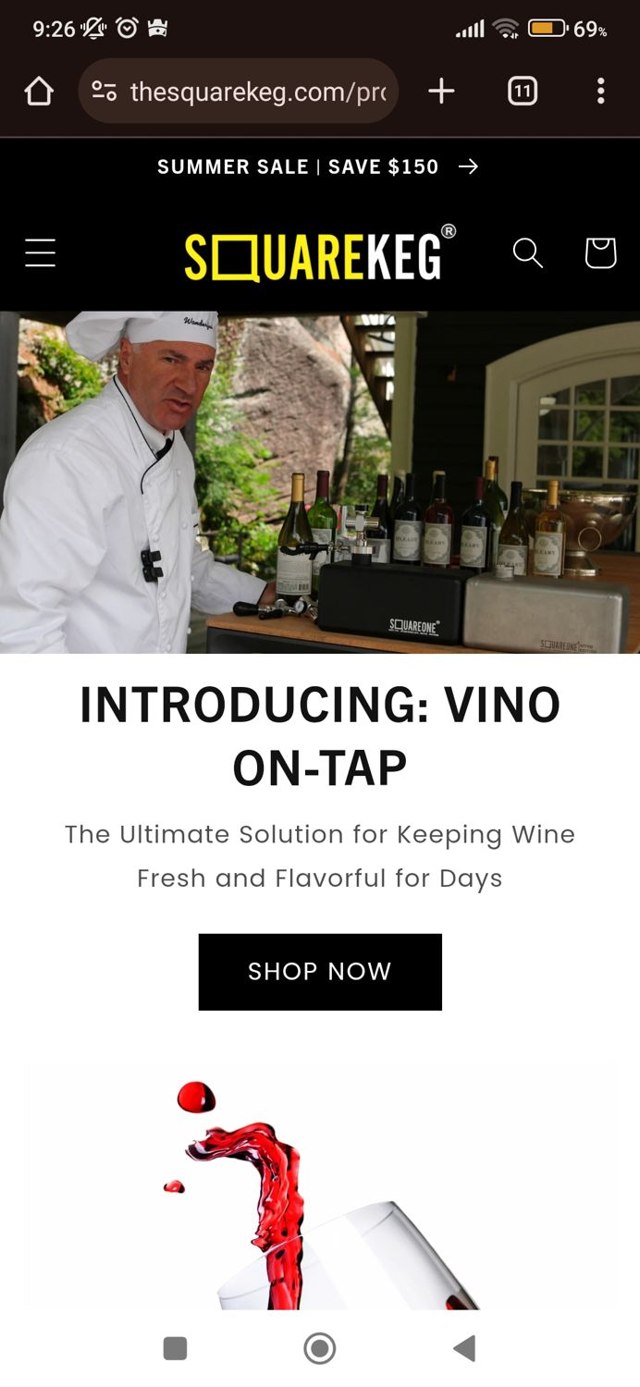 Square Keg checkout page showing Square Keg discount code box | Screenshot taken by SimplyCodes community member on Nov 1, 2024