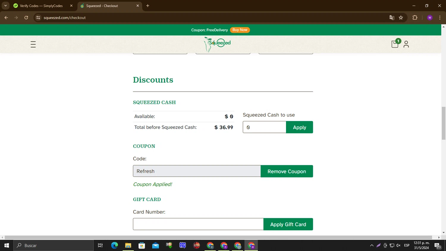 Squeezed Coupon Codes 20 Off September 2024