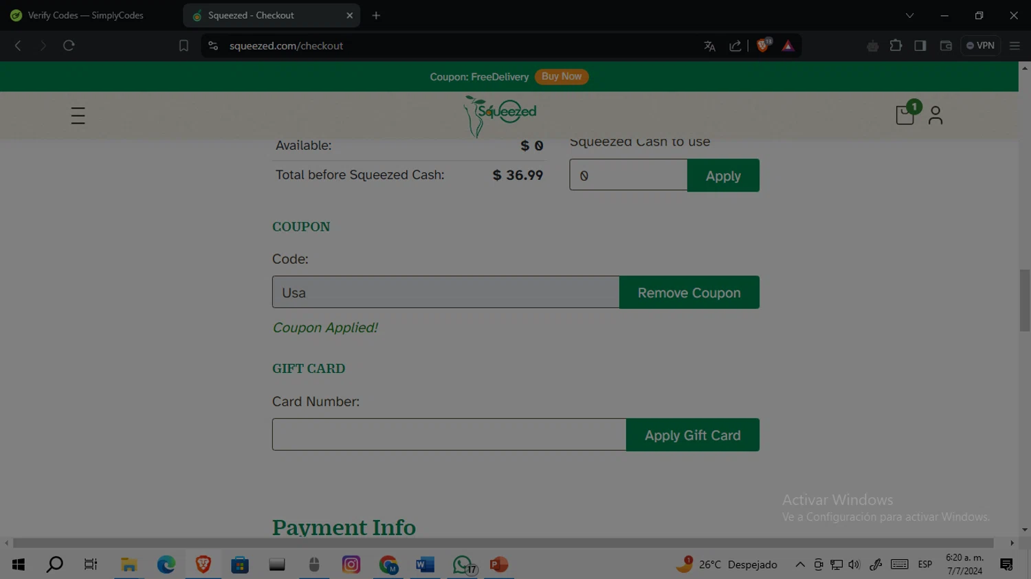 Squeezed Coupon Codes 20 Off September 2024