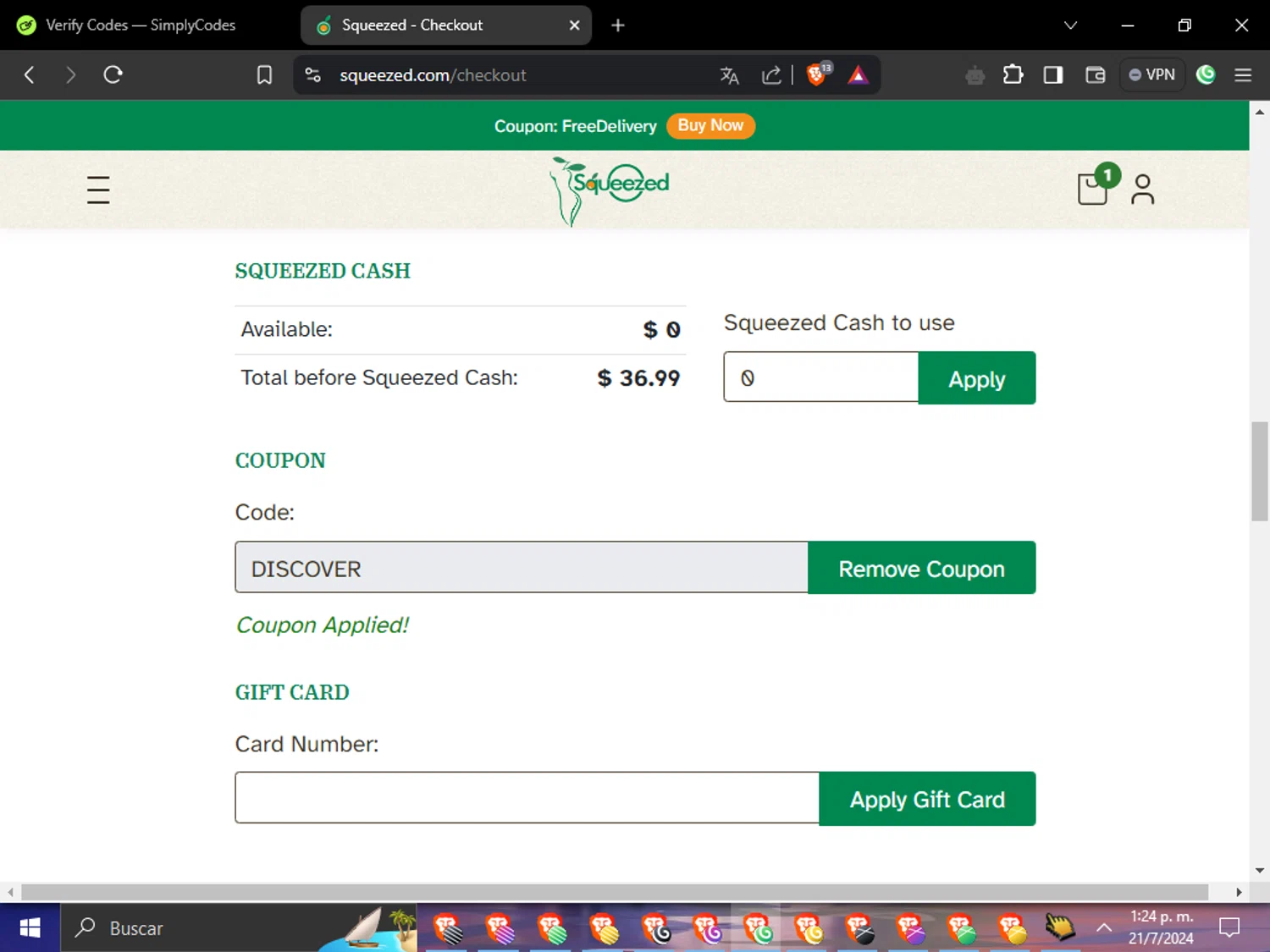 Squeezed Coupon Codes 20 Off September 2024