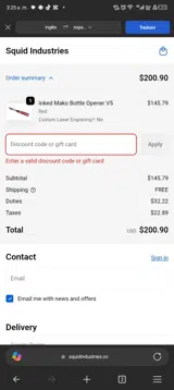 SPRING15 coupon verification screenshot