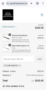 GJ5PY42947T2 coupon verification screenshot