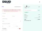 Squid Socks coupon verification screenshot
