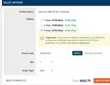 GEOEV150 coupon verification screenshot