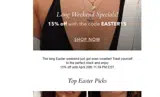 easter15 coupon verification screenshot