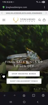 STAGHEAD10 coupon verification screenshot