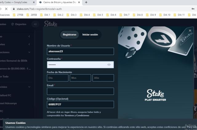 Stake checkout page showing Stake promo code box | Screenshot taken by SimplyCodes community member on Dec 27, 2021