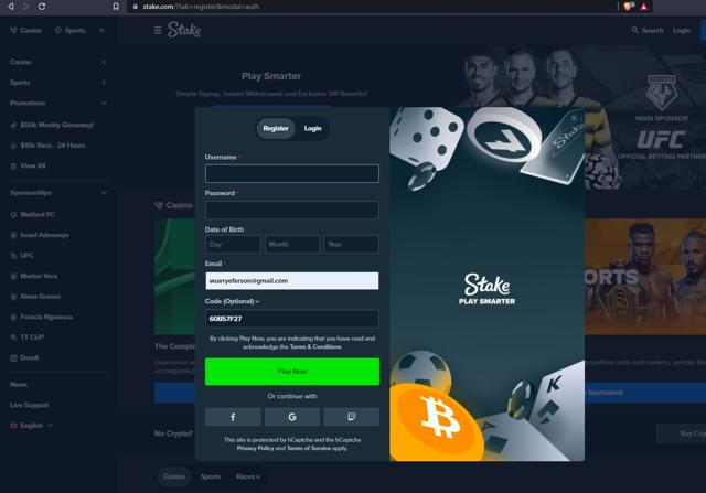 Stake checkout page showing Stake promo code box | Screenshot taken by SimplyCodes community member on Nov 15, 2021