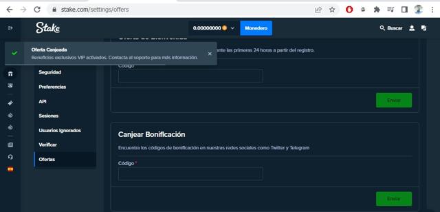 Stake checkout page showing Stake promo code box | Screenshot taken by SimplyCodes community member on May 25, 2022