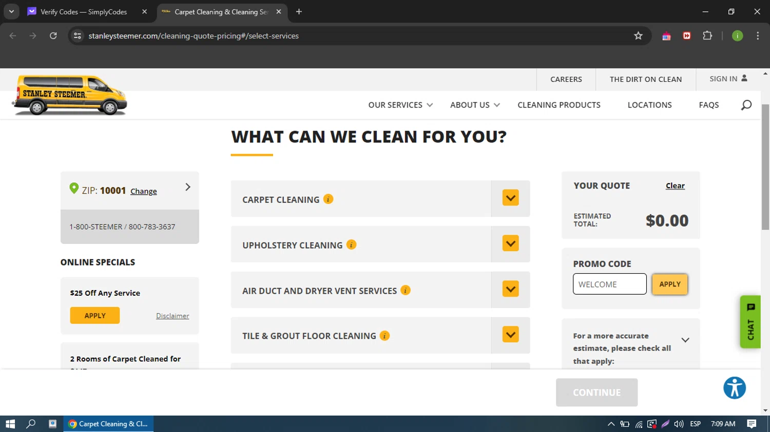 Stanley Steemer Promo Codes 10 Off Coupons in August 2024 SimplyCodes