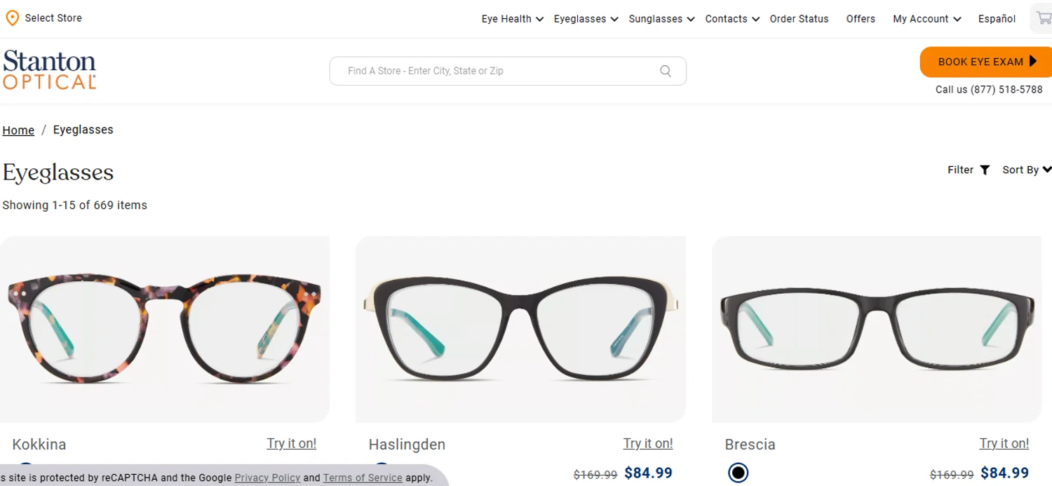 Stanton Optical checkout page showing Stanton Optical promo code box | Screenshot taken by SimplyCodes community member on Jan 27, 2025