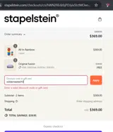 wildernested10 coupon verification screenshot