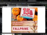 FALLPRIME coupon verification screenshot