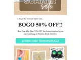 MemorialBOGO coupon verification screenshot