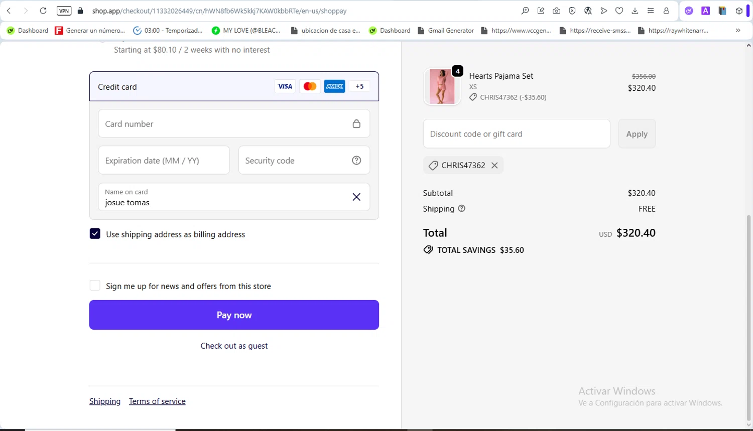 STARFIT checkout page showing STARFIT discount code box | Screenshot taken by SimplyCodes community member on Feb 11, 2026
