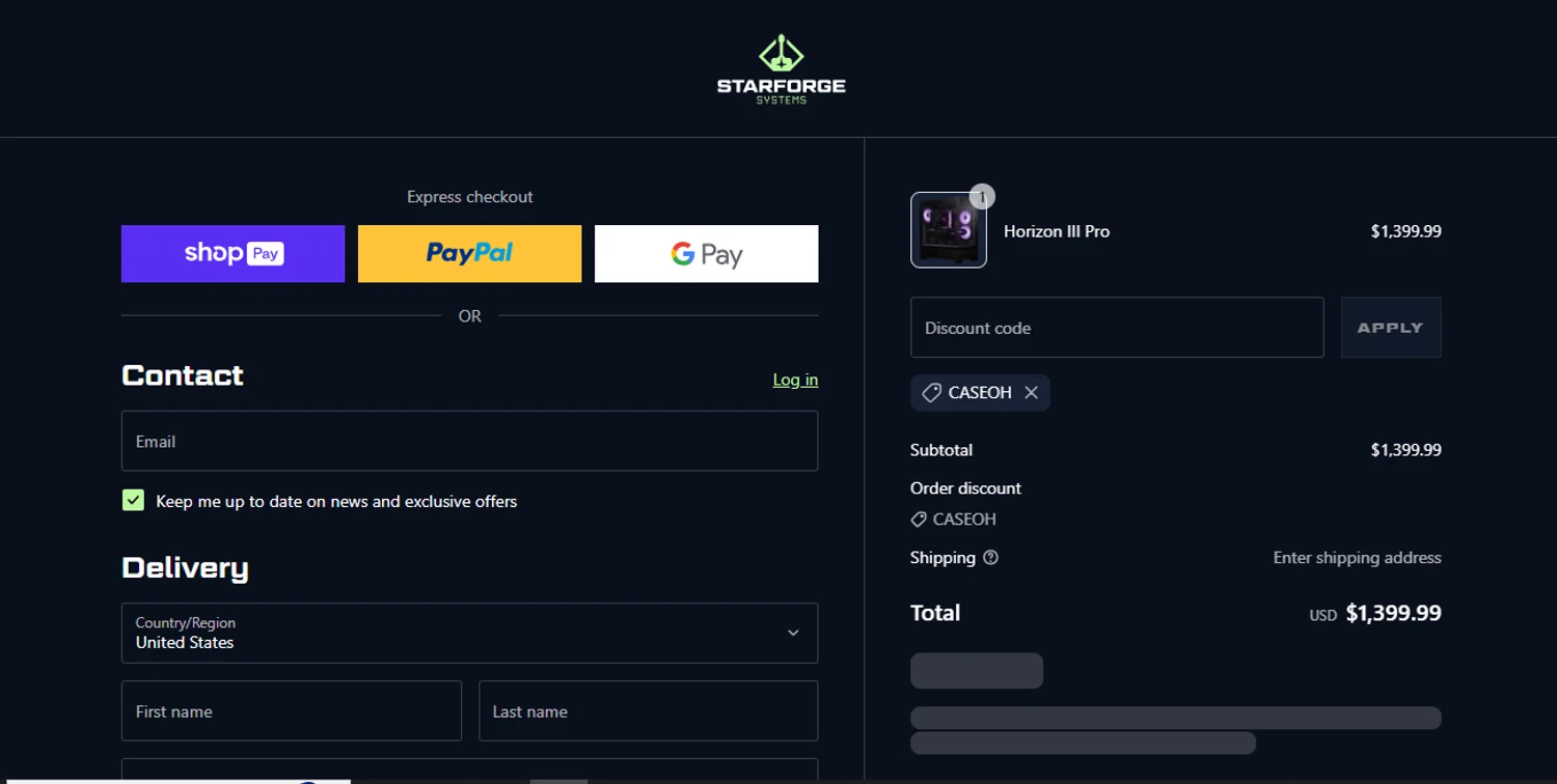 Starforge Systems Promo Code 10 Off March 2026 74074657 