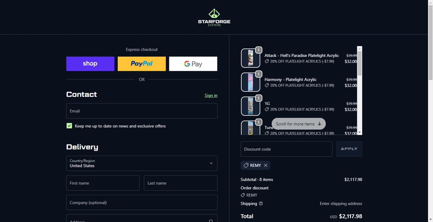 Starforge Systems Promo Code 10 Off February 2026 74862334 