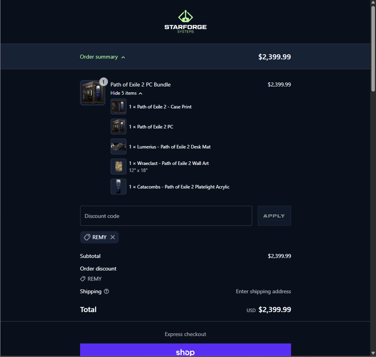 Starforge Systems Promo Codes 20 Off Jun 2026 4877690233 