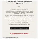 LIVRAISON coupon verification screenshot
