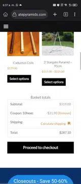 10HEXE coupon verification screenshot