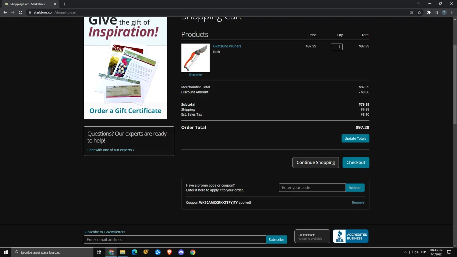 Stark Bro's Promo Codes 20 Off July 2024