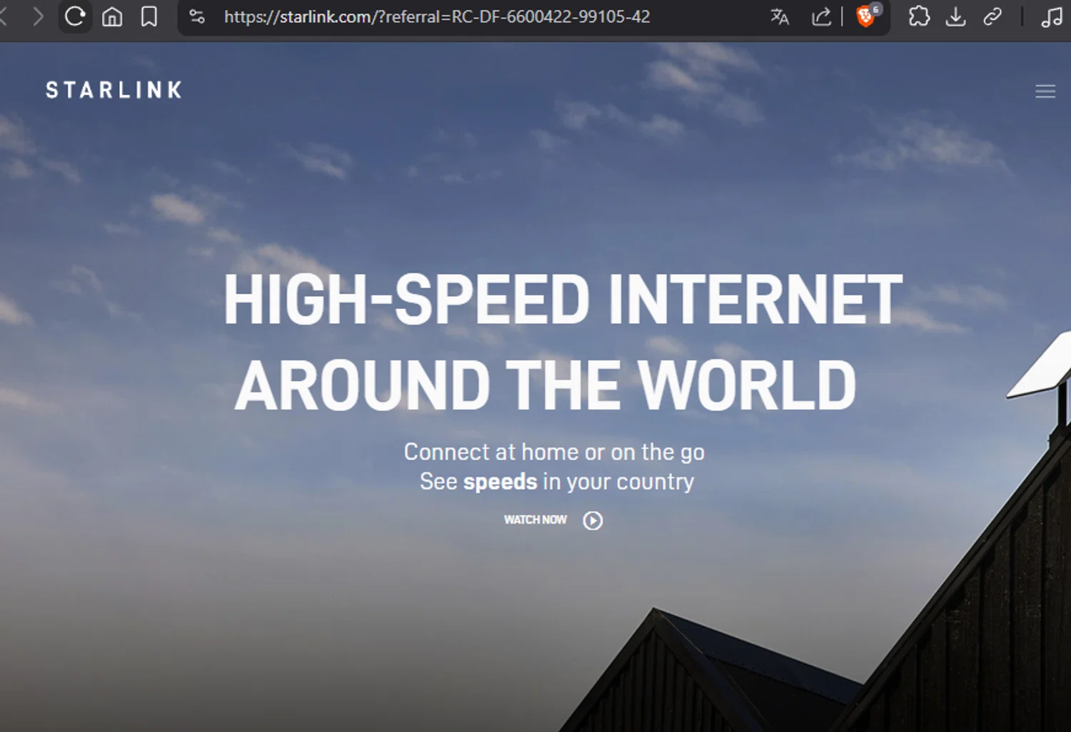 Starlink Internet checkout page showing Starlink Internet discount code box | Screenshot taken by SimplyCodes community member on Oct 23, 2025