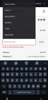 Starpowa coupon verification screenshot