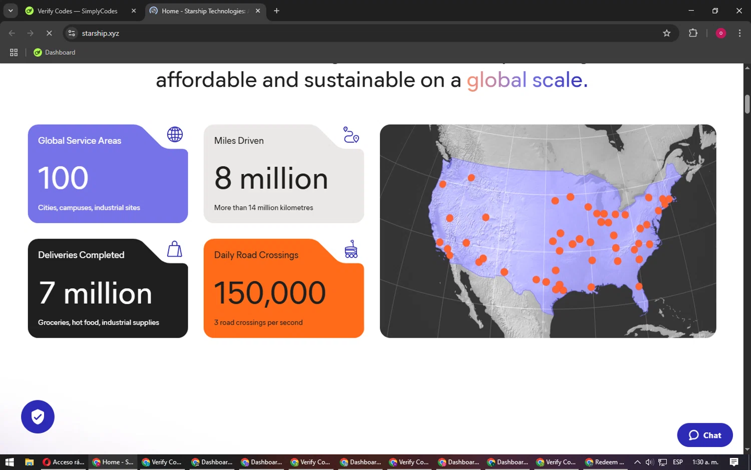 Starship promo code screenshot showing code EASTER15 applied at Starship checkout page. Uploaded by SimplyCodes community member RebateSpotter9164 on Mar 24, 2025