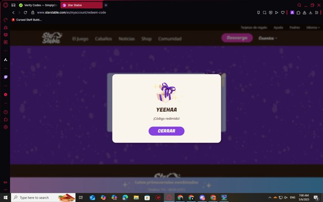Star Stable checkout page showing Star Stable discount code box | Screenshot taken by SimplyCodes community member on May 6, 2025