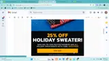 Sweater25 coupon verification screenshot