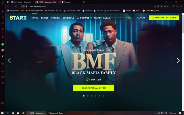 Starz checkout page showing Starz discount code box | Screenshot taken by SimplyCodes community member on Feb 26, 2024
