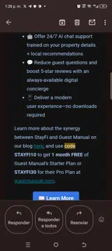 STAYFI10 coupon verification screenshot