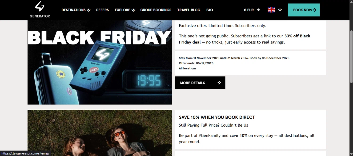 Stay Generator promo code screenshot showing code 20STY applied at Stay Generator checkout page. Uploaded by SimplyCodes community member noworries on Nov 16, 2025