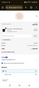 Standard & Strange coupon verification screenshot