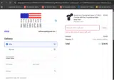WELCOME20 coupon verification screenshot
