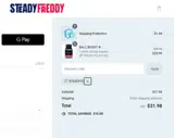 Steady Freddy coupon verification screenshot