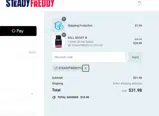 Steady Freddy coupon verification screenshot