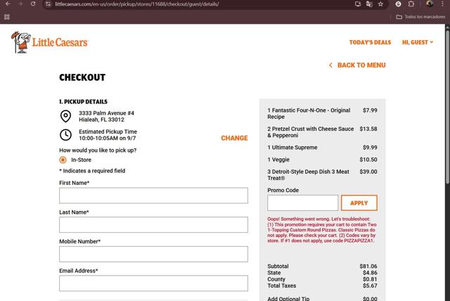 Steelers Pro Shop checkout page showing Steelers Pro Shop promo code box | Screenshot taken by SimplyCodes community member on Sep 6, 2025